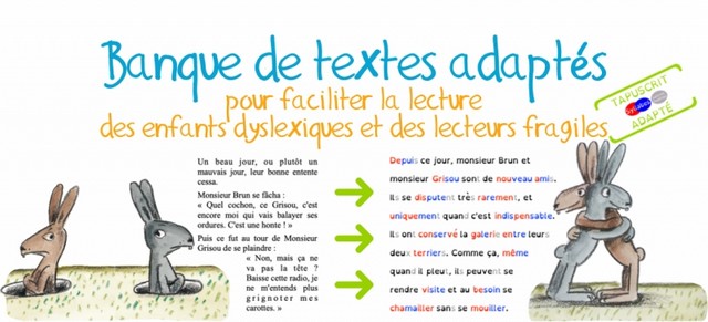 Classetice Une Banque De Tapuscrits Adaptes Pour Eleves Dyslexiques Ou Lecteurs Fragiles