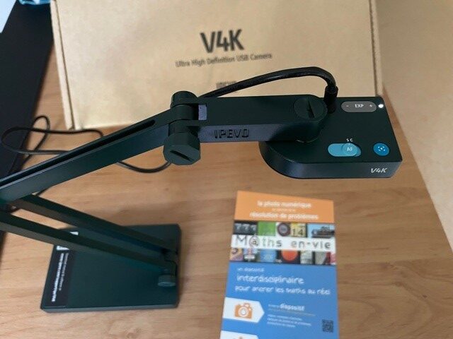 Visualiseur/Caméra de documents V4K ultra haute définition USB